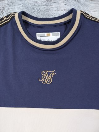 SikSilk Camiseta Manga Larga Gris Ajustada Stre XS
