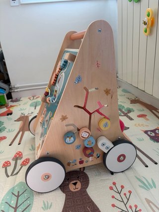 Carrito andador de madera Vertbaudet multiactivida