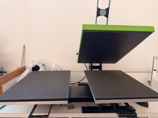 Plancha textil DTF y Sublimación