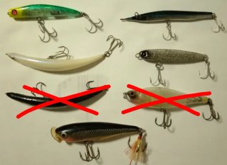 Lotes de señuelos de pesca