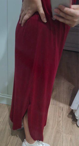 Vestido largo rojo
