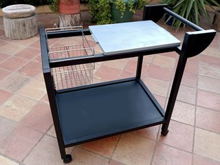 Carrito de cocina o jardín, carrito de servicio
