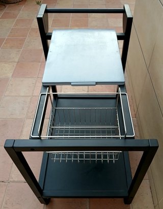 Carrito de cocina o jardín, carrito de servicio