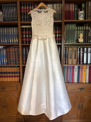 Vestido de Novia Blanco Talla 38/40.