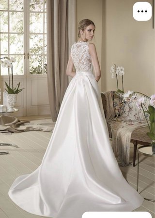 Vestido de Novia Blanco Talla 38/40.
