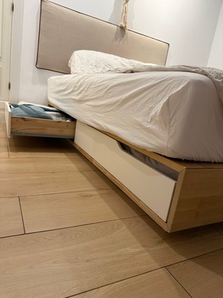 Cama MANDAL IKEA 160x200 + somier — Como nueva