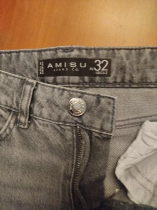 Pantalón vaquero gris niña