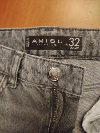 Pantalón vaquero gris niña