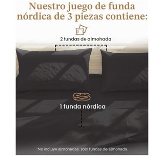Juego funda nórdica 1000 hilos algodón
