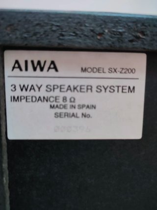 Altavoces Aiwa SX-Z200