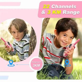 Walkie Talkie Klack® Niños Azul y Rosa