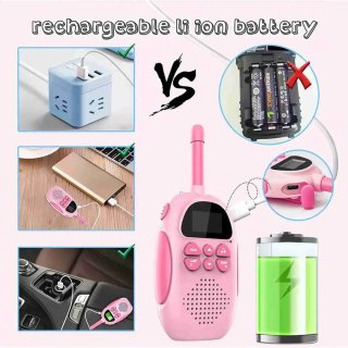 Walkie Talkie Klack® Niños Azul y Rosa