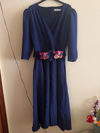 Vestido de fiesta azul