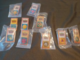 Set 10 Medallas Pokémon League Kanto y Johto