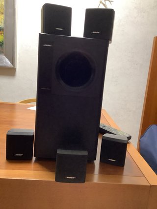 Amplificador Onkyo DR S2.0 con altavoces