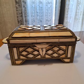 Caja Joyero Decorativa Estilo Artesanal