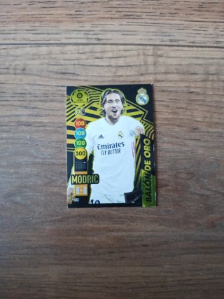 Cromo Adrenalyn XL Luka Modric Balón de Oro