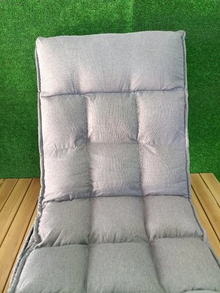 COSTWAY Silla de Suelo Plegable y Ajustable, Gris