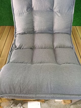 COSTWAY Silla de Suelo Plegable y Ajustable, Gris