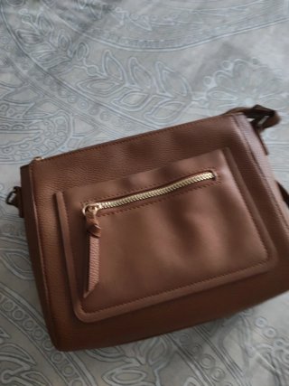 Bolso bandolera pequeño marrón