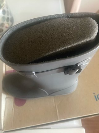 Botas de agua niña talla 36 grises
