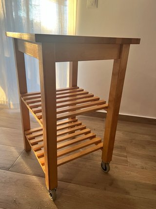 Carrito de cocina IKEA BEKVÄM madera