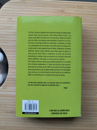 Tres metros sobre el cielo