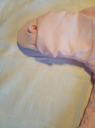 Buzo acolchado rosa bebé niña