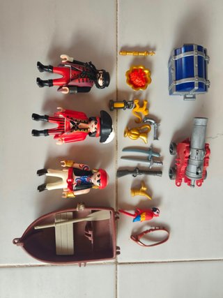 Playmobil Piratas Barco y Accesorios