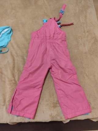 Pantalón de esquí para bebé rosa