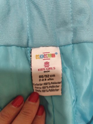 Pantalón de esquí para bebé rosa