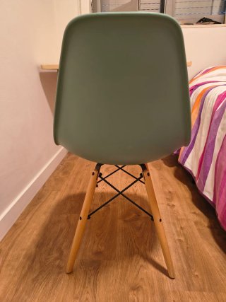 Silla Nórdica Azul Verdoso