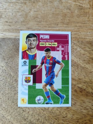 Cromo Pedri Liga Este 20-21