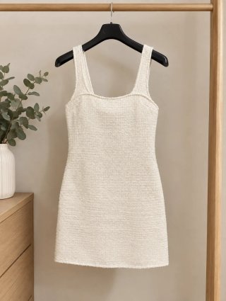 Vestido tweed