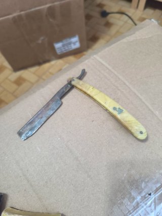 Lote de Material de Barbería Antiguo