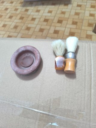Lote de Material de Barbería Antiguo