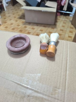 Lote de Material de Barbería Antiguo