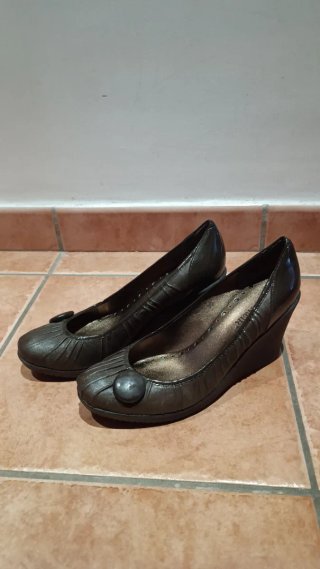 Zapatos de Tacón Marrones Talla 39
