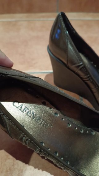 Zapatos de Tacón Marrones Talla 39