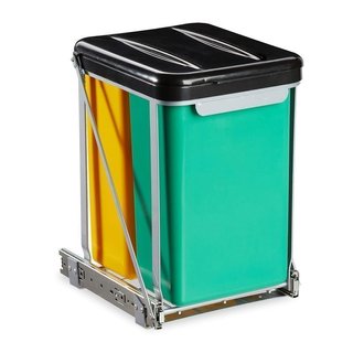 Cubo basura Relaxdays 2 compartimentos