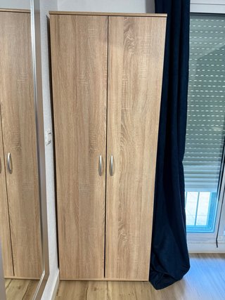 2 Armarios Roble 2 Puertas