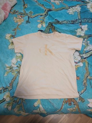 Camiseta Calvin Klein Beige