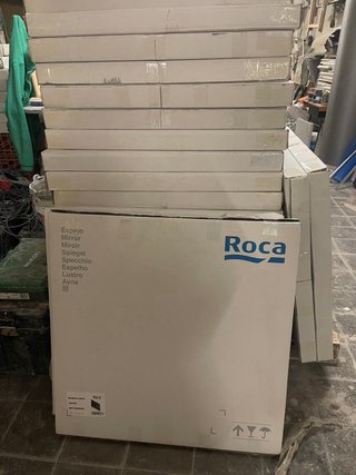 Espejo Roca 80x80 cm con luz LED