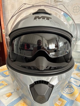 Casco Modular MT Genesis R SV Pure Gris Talla: L