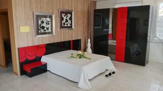 Dormitorio Matrimonio Rojo/Negro