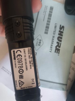 Micrófono Inalámbrico Shure BLX24 PG58