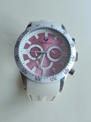 Reloj Viceroy Mujer Rosa y Blanco