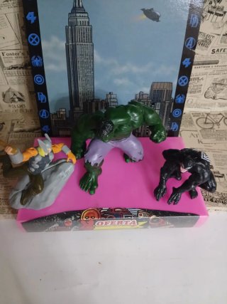Lote figuras acción Marvel DC
