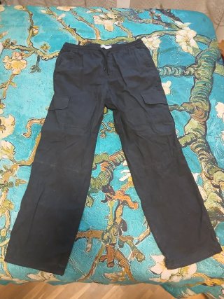 Pantalones cargo negros