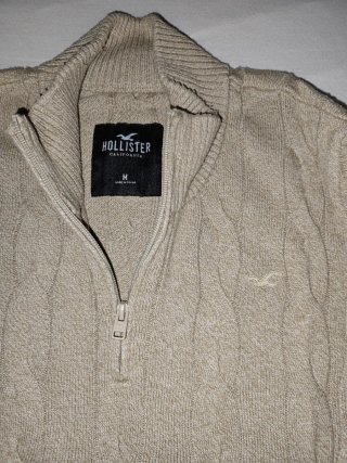 Jersey Hollister Beige Talla M